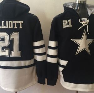 Dallas Cowboys Hoodie jersey #21 Elliott